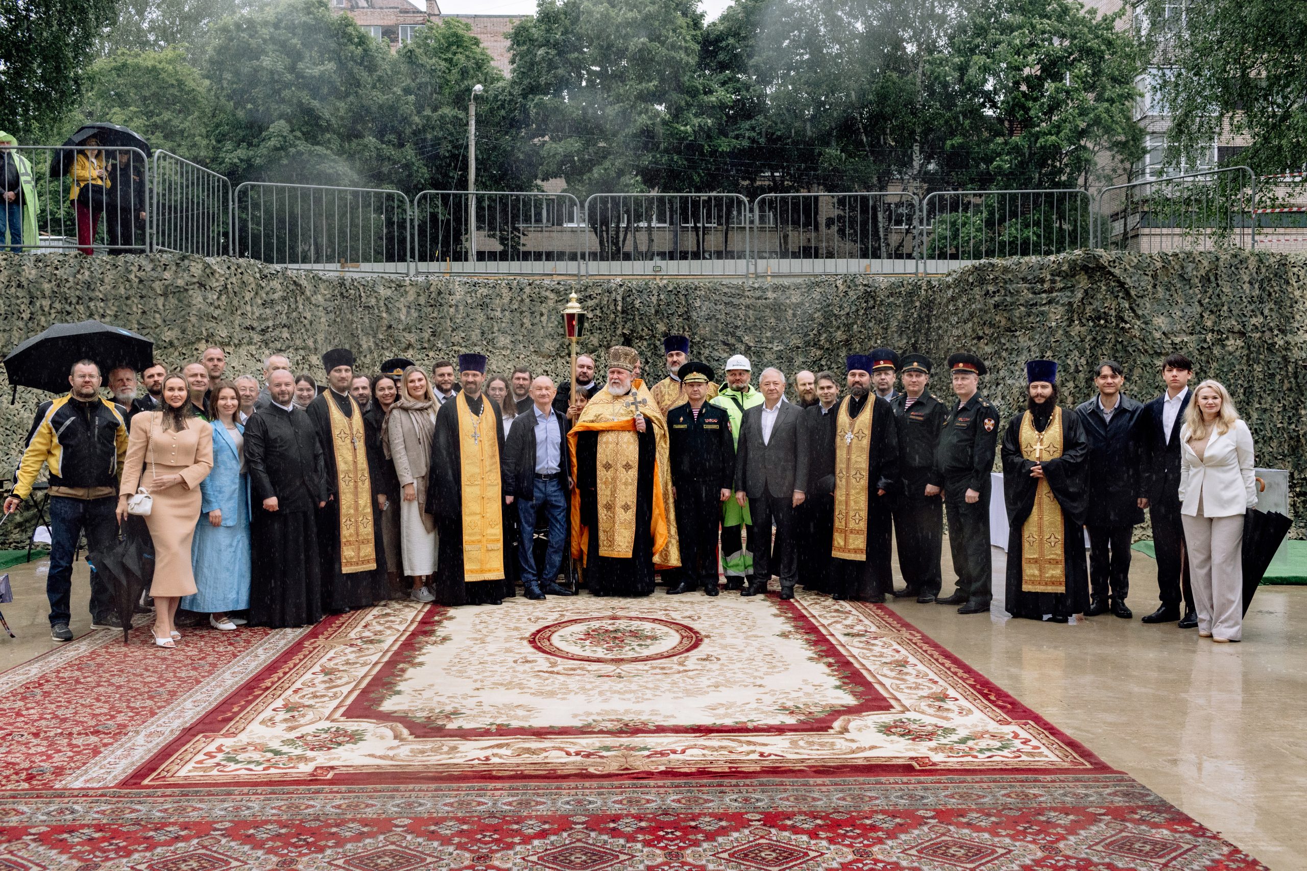 Торжественная закладка Храма-Воина